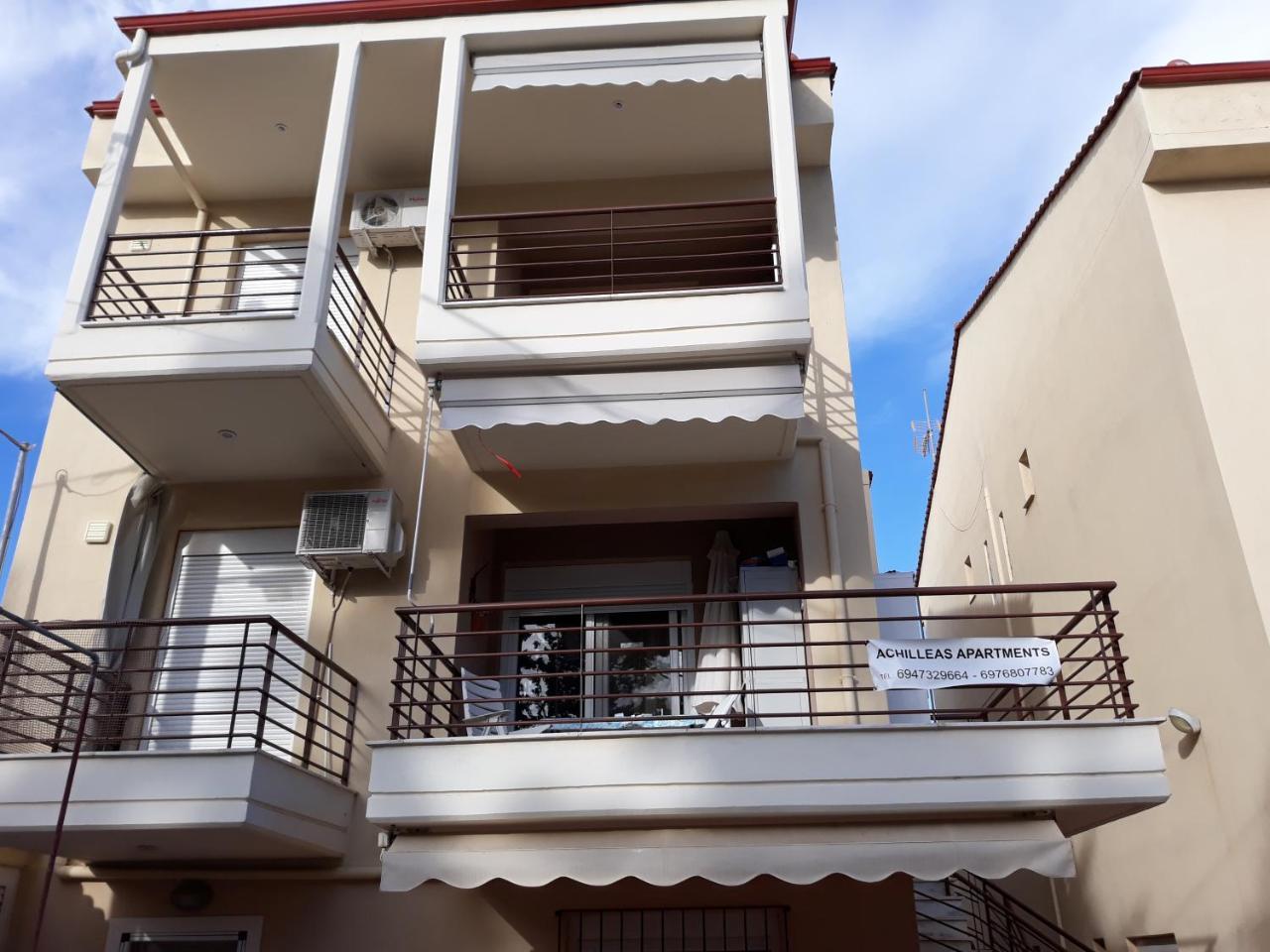 Achilleas Apartments Kalyves Polygyrou Dış mekan fotoğraf